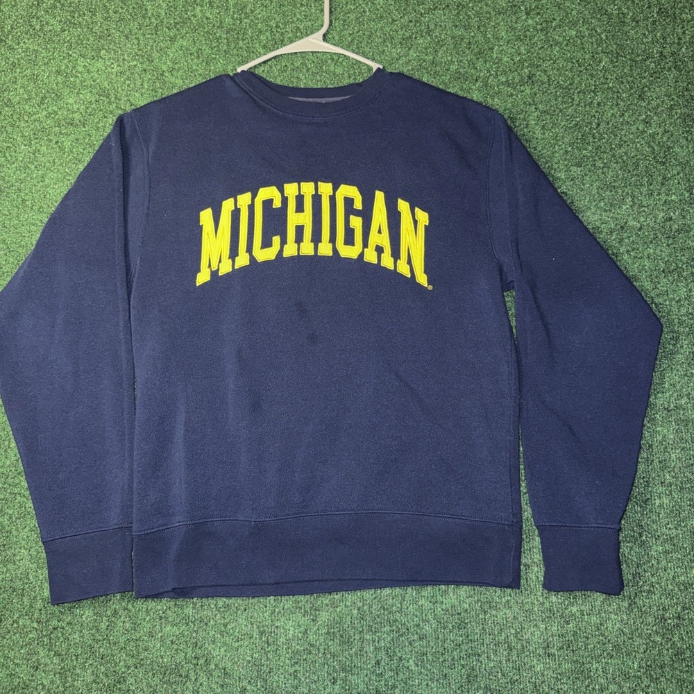 Women's Michigan Wolverine's Crew Neck Embroidered Crew Neck Pullover Size Small